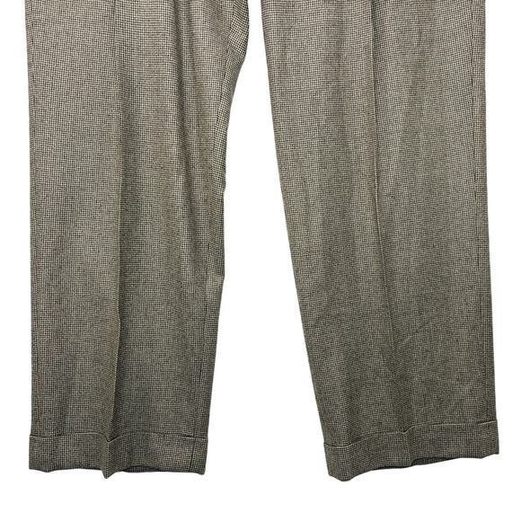 Brooks Brothers Size 37W Wool Pants Houndstooth Vitale Barberis Canonico Italy - Picture 5 of 14
